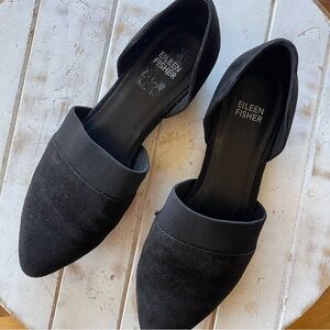 Eileen Fisher | Flute Pointed Toe D'Orsay Flats